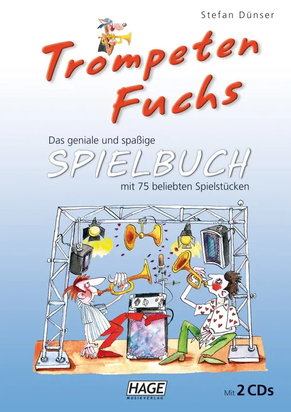 HAGE EH 3809 Trompeten Fuchs Spielbuch /2CD