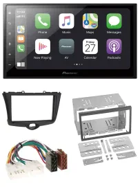 Автомагнитола Pioneer 2DIN, MP3, Bluetooth, DAB, USB для Toyota Yaris (2003–2005)