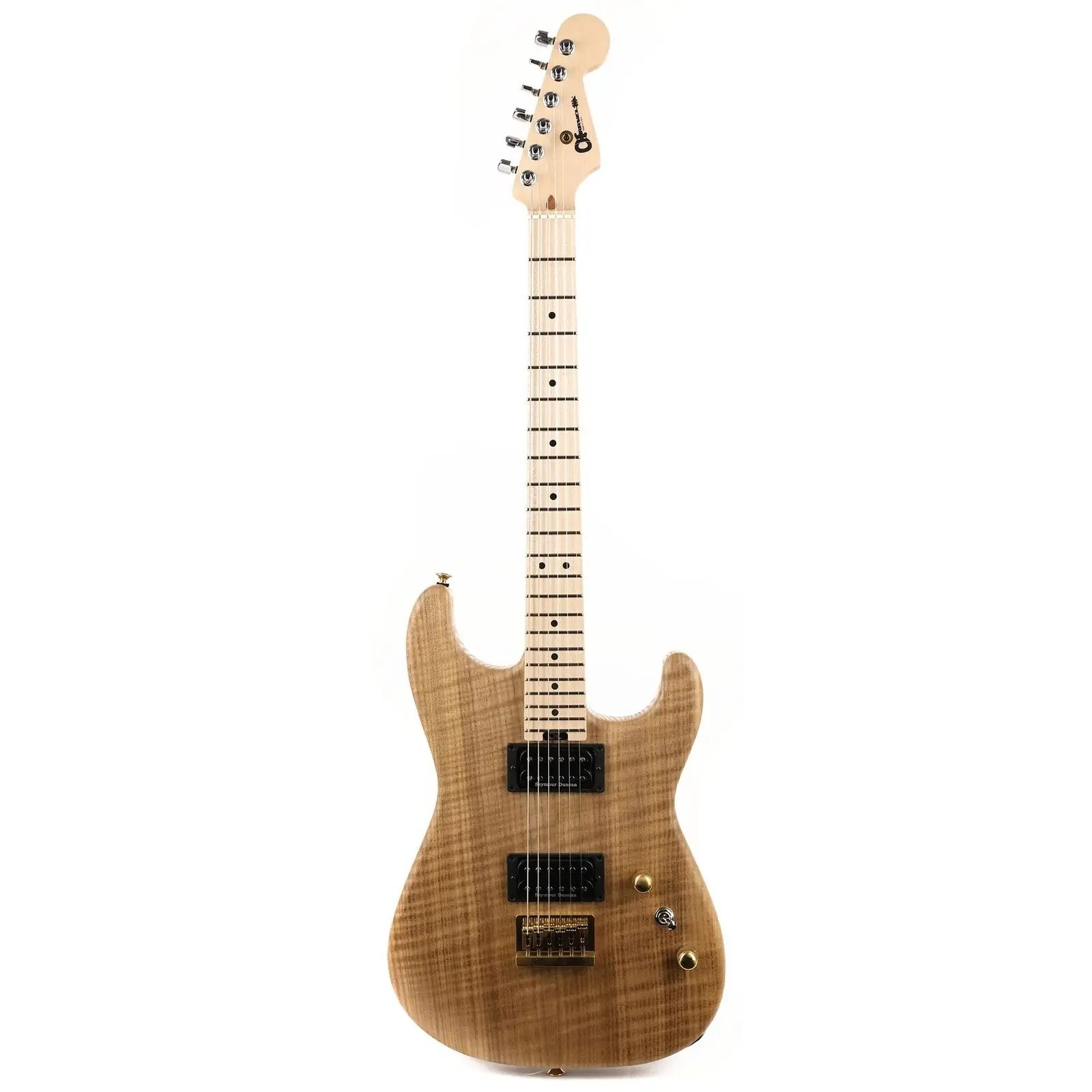 Электрогитара Charvel Custom Shop Flame Sassafras San Dimas Hardtail Natural Oil Masterbuilt