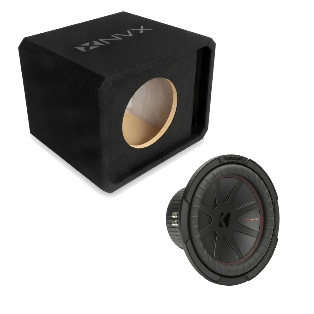 Сабвуфер пассивный NVX NE101P 10", фазоинверторный (slot port), MDF 3/4", 1 динамик, с сабвуфером CompR