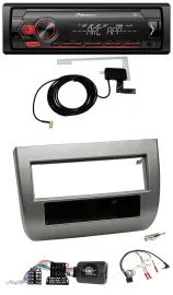 Pioneer 1DIN USB DAB MP3 Lenkrad Autoradio für Lancia Y 843 05-11 dunkelsilberme