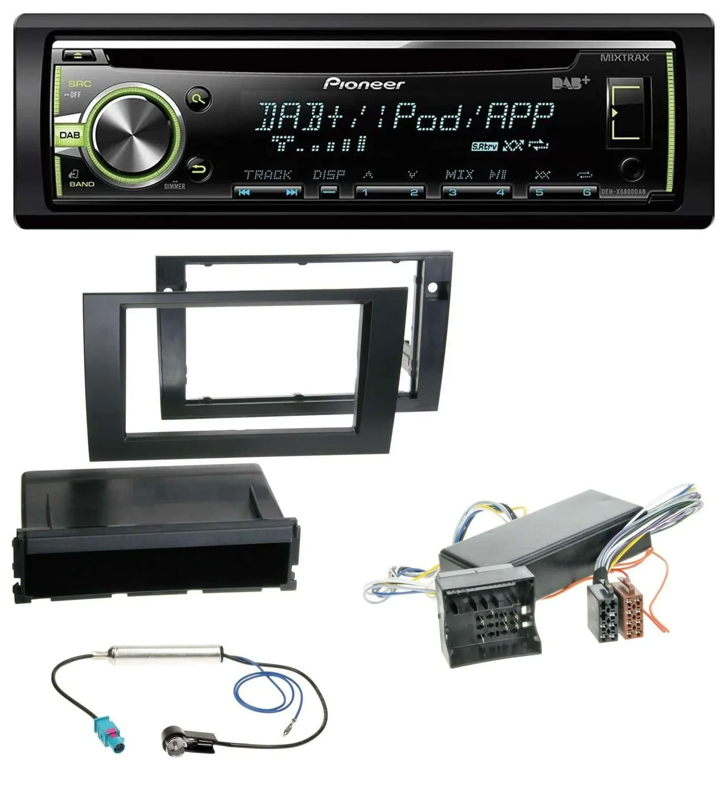 Pioneer DAB USB MP3 AUX CD Autoradio für Audi A4 99-01 B5 Symphony Bose Aktivsys