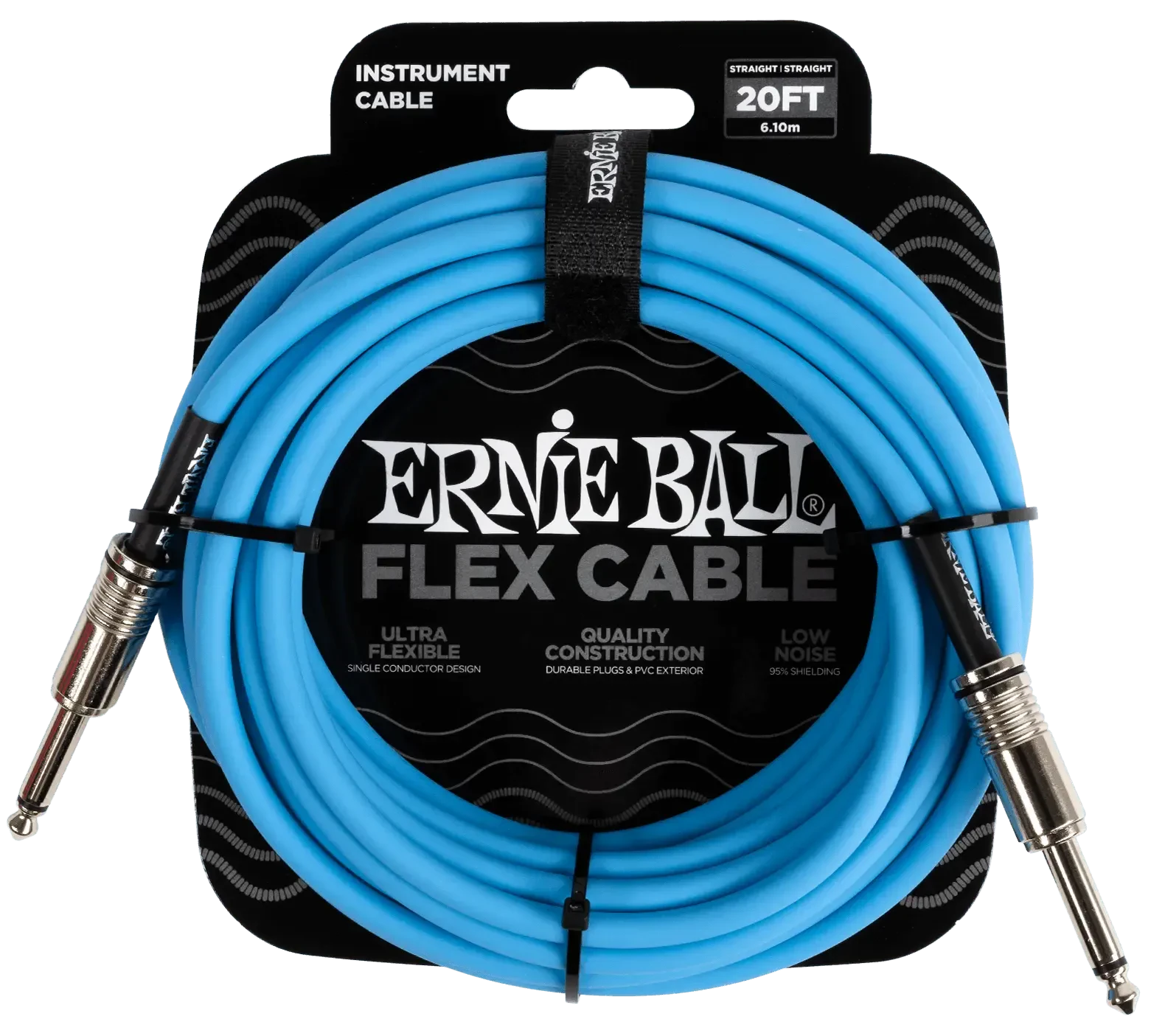 Инструментальный кабель Ernie Ball 6417 6м Flex Blue