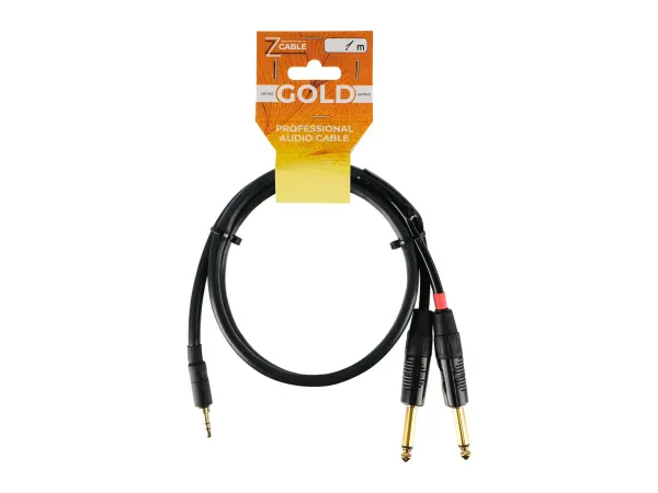 Коммутационный кабель ZZcable G52-3,5-2J-0100-0 Black 1 м