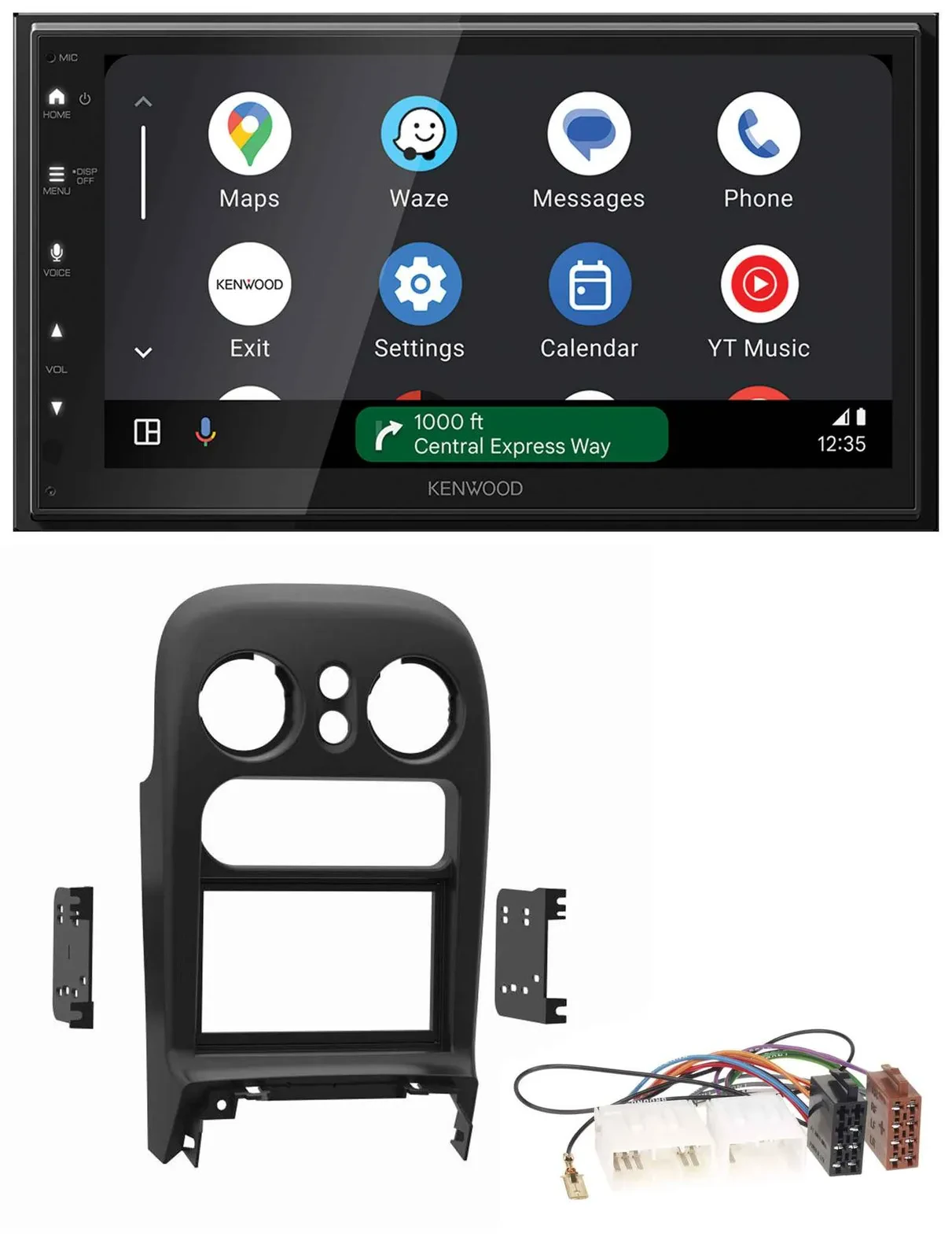 Kenwood DAB Bluetooth USB MP3 2DIN Autoradio für Mazda MX-5 (1994-1997)