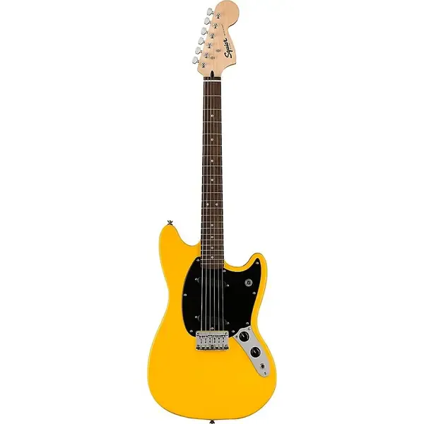 Электрогитара Squier Sonic Mustang Laurel Fingerboard Graffiti Yellow