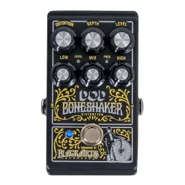 DigiTech DOD Boneshaker Dirty Boost Distortion Pedal with 3 Band EQ and Blue LED