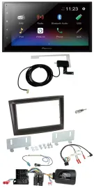 Автомагнитола Pioneer 2DIN DAB Bluetooth USB для Fiat Doblo (Mini-ISO, с 2015)