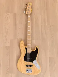 Бас-гитара Moon JB-248OX Jazz Bass Ash Body Natural Japan 2010s w/Bartolini