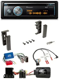 Pioneer Lenkrad DAB USB CD Bluetooth Autoradio für Audi A3 A4 A6 99-00 Aktivsyst