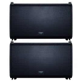 QSC LA112 12" 2-Way Active Powered Line Array DJ Pro Audio Loudspeakers 2 Pack