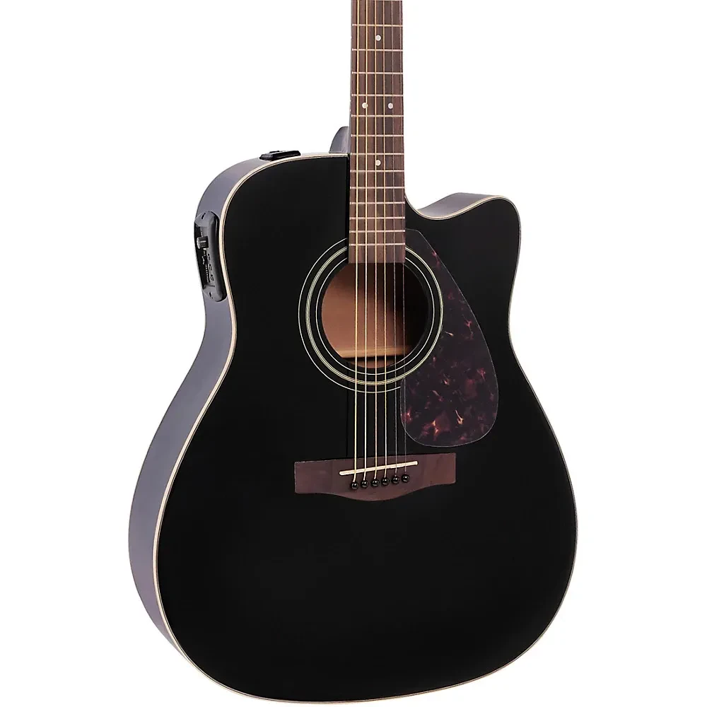 Yamaha FX335C Dreadnought Acoustic-Electric Guitar - Black