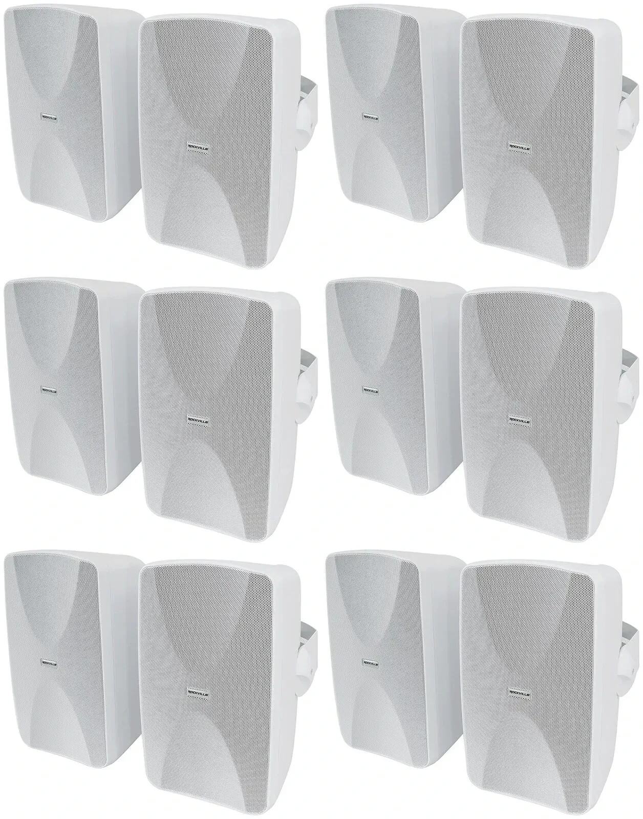 Настенная акустика Rockville WET-6525W White 6.5" 40W (12 штук)