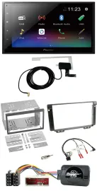 Pioneer DAB Lenkrad Bluetooth 2DIN USB Autoradio für Land Rover Freelander 2004-