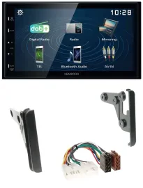 Kenwood 2DIN Bluetooth MP3 USB DAB Autoradio für Toyota Highlander Matrix RAV 4