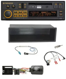 Pioneer DAB Lenkrad USB Bluetooth Autoradio für VW Polo Passat Ablagefach