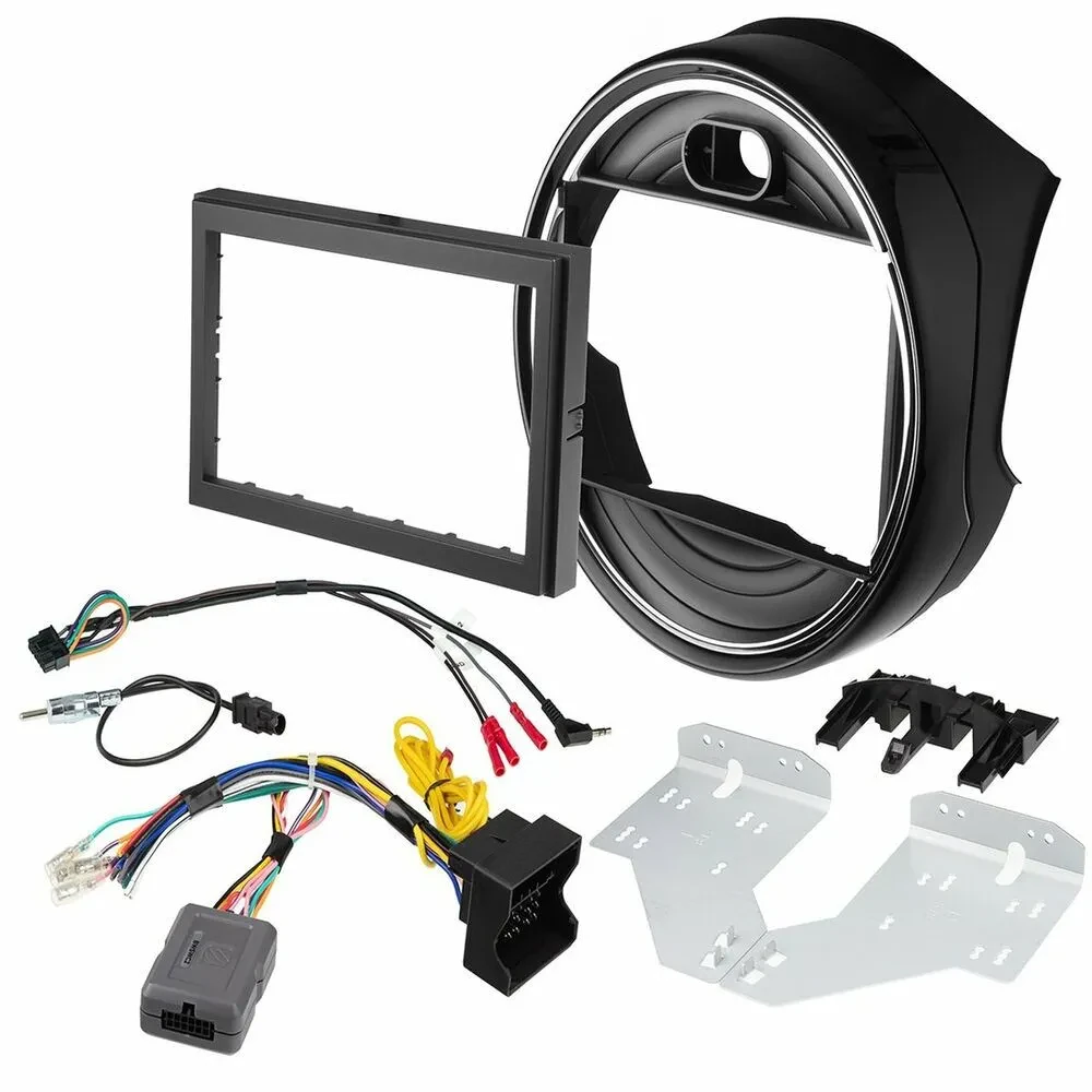 Scosche BW2379SWCB Double-DIN dash kit for select 2014-2017 Cooper