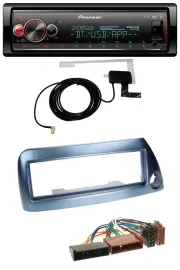 Pioneer Bluetooth DAB USB MP3 Autoradio für Ford Ka bis 2008 blau-metallic