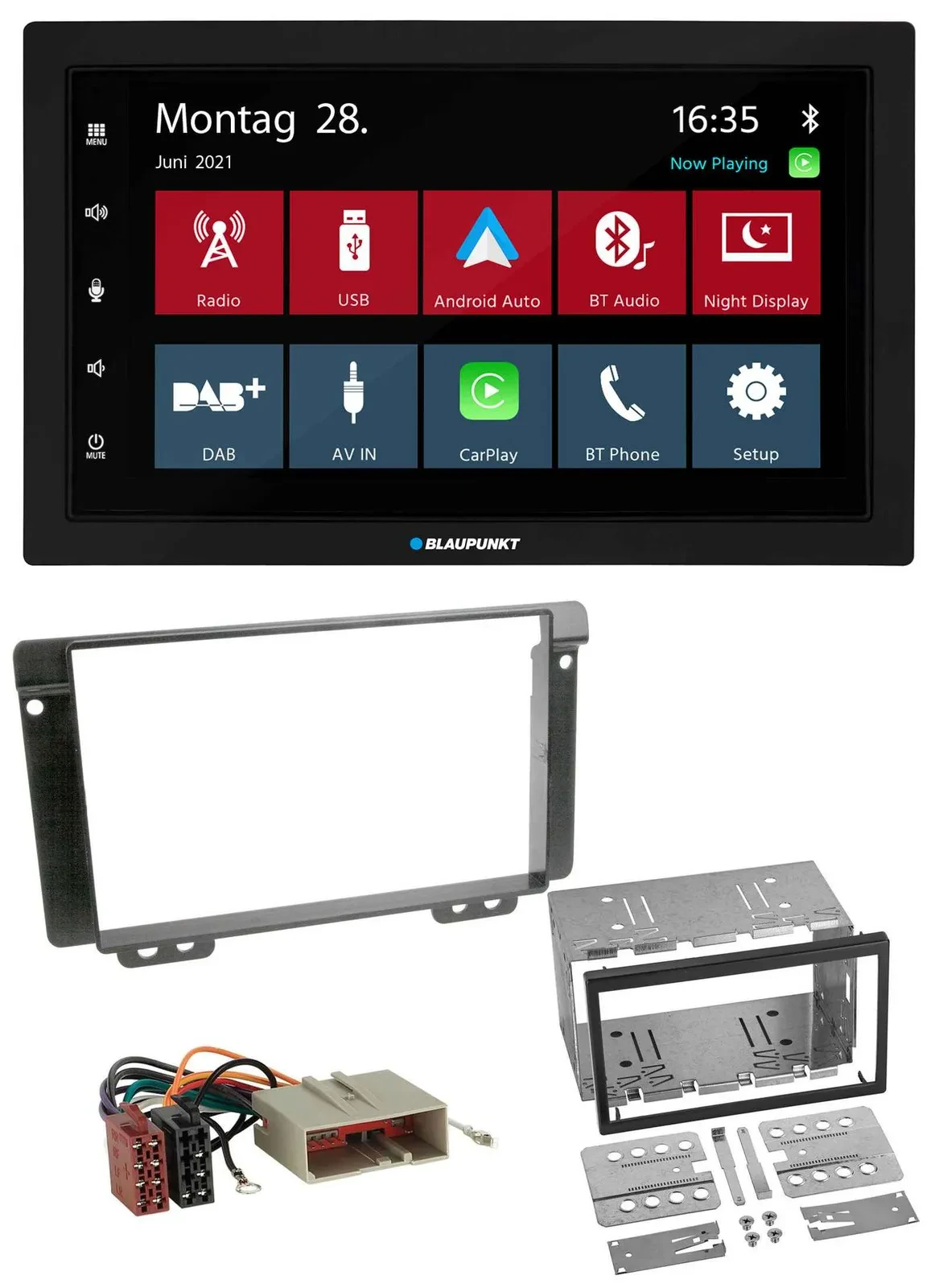 Blaupunkt MP3 Bluetooth DAB 2DIN USB Autoradio für Land Rover Freelander 2004-20