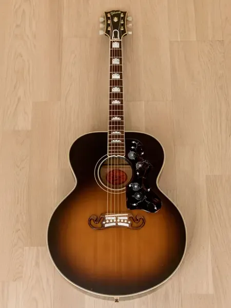 Акустическая гитара Gibson J-200 1958 Vintage Reissue Jumbo Sunburst USA 1995 w/Case