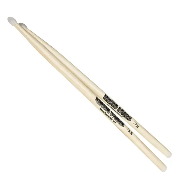 Барабанные палочки MUSIC STORE 7AN Hickory Sticks Nylon Tip