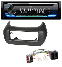 Автомагнитола JVC Bluetooth DAB CD USB для Fiat Fiorino/Qubo, Citroen Nemo, Peugeot