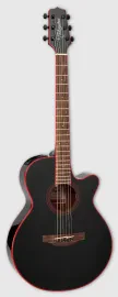 Takamine GF49CE CB FX-Size Cutaway Acoustic Electric Guitar, Cosmic Black Finish
