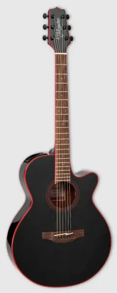 Takamine GF49CE CB FX-Size Cutaway Acoustic Electric Guitar, Cosmic Black Finish