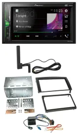 Pioneer MP3 DAB AUX 2DIN Bluetooth Autoradio für Skoda Fabia 6Y Facelift 2004-20