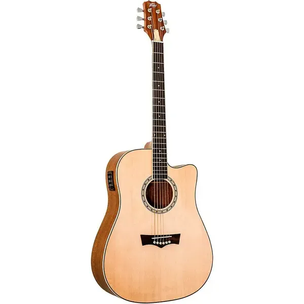 Электроакустическая гитара Peavey DW-2 CE Dreadnought Cutaway Natural