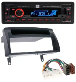 JBL AUX MP3 USB Bluetooth SD Autoradio für Toyota Corolla E12 2003-2008 dunkelgr