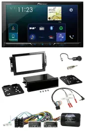 Автомагнитола для Dodge/Jeep Pioneer 2DIN, DAB, Bluetooth, USB, поддержка управления на руле
