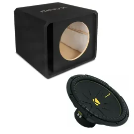 Сабвуфер NVX NE151P 1x15", фазоинверторный (slot ported), 3/4" MDF, с сабвуфером CompC