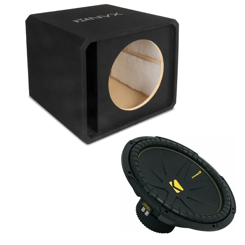 Сабвуфер NVX NE151P 1x15", фазоинверторный (slot ported), 3/4" MDF, с сабвуфером CompC