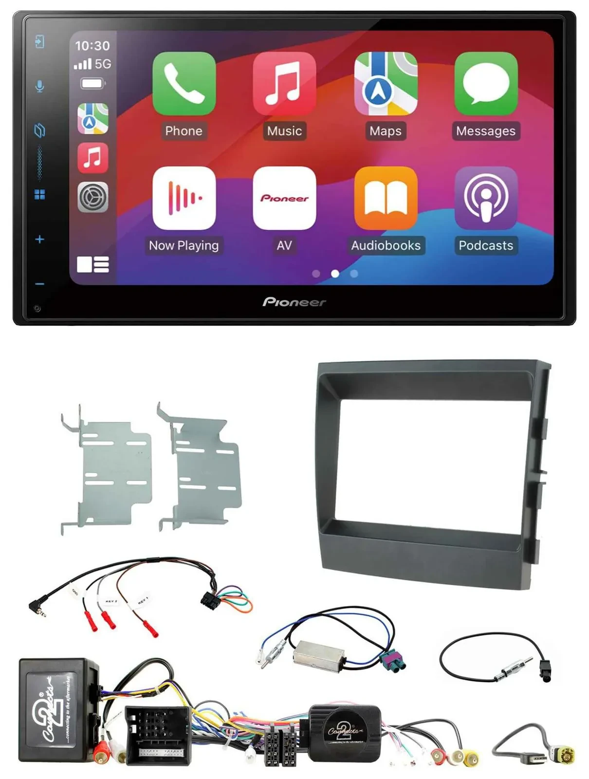 Pioneer DAB USB Lenkrad Bluetooth 2DIN Autoradio für Porsche Panamera MOST-Sound