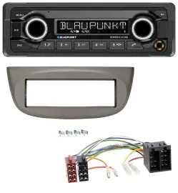Blaupunkt Bluetooth DAB MP3 USB Autoradio für Renault Twingo 07-12 beige-grau