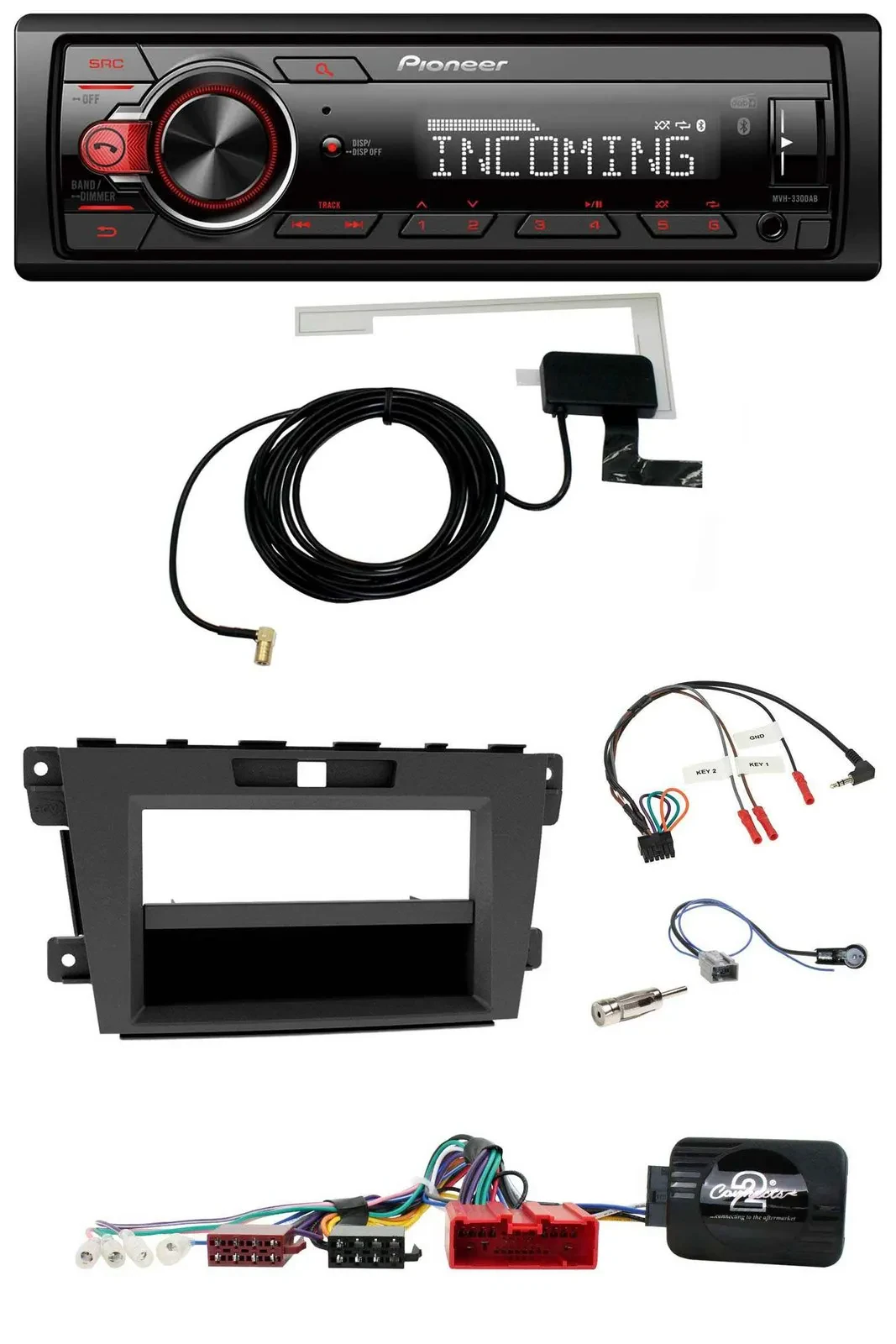 Pioneer MP3 Lenkrad CD DAB USB Autoradio für Mazda CX-7 2009-2013