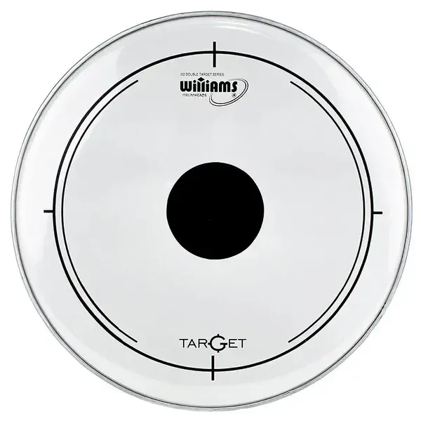 Пластик для барабана Williams 22" Target Dot Clear DT2