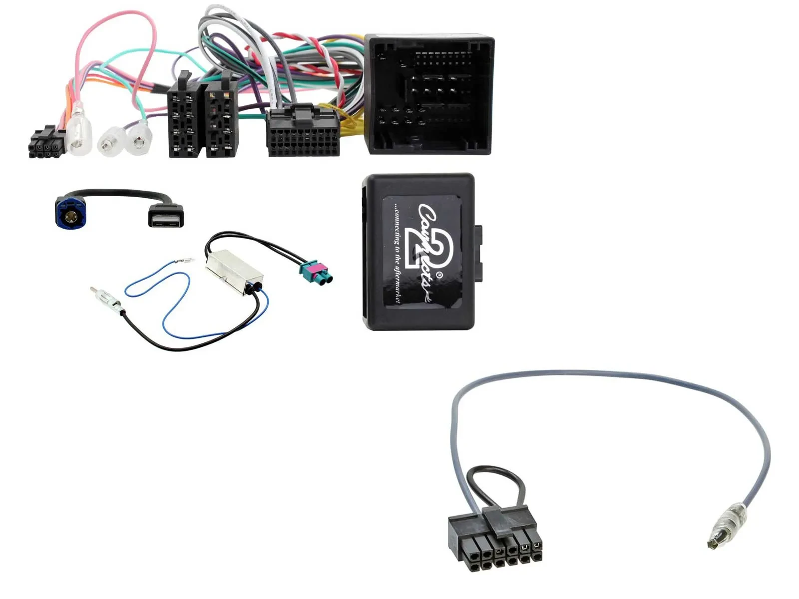 Connects2 CAN-Bus- Lenkradadapter für Peugeot Expert Traveler 50 Pin PDC Zenec
