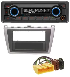 Blaupunkt MP3 Bluetooth USB AUX Autoradio für Mazda 6 (08-12) silber schwarz