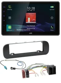 JVC DAB MP3 Bluetooth USB Autoradio für Fiat Panda (ab 2012) - schwarz