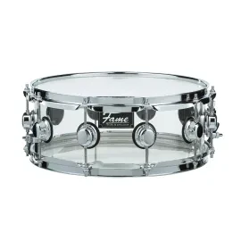 Fame Crystallica Snare 14"x5,5" Clear Acryl - Snare Drum