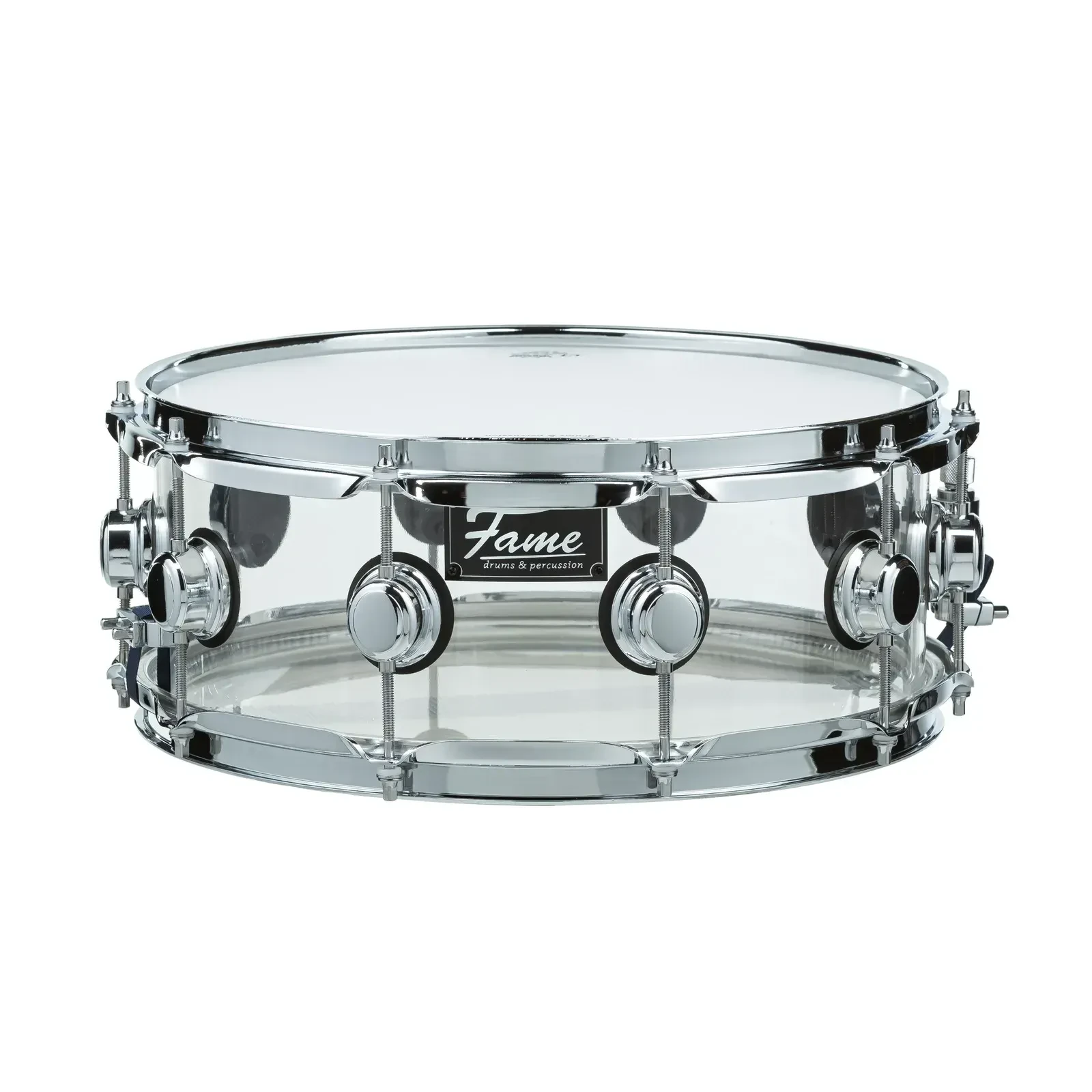 Малый барабан Fame Audio Crystallica Acryl 14x5.5 Clear