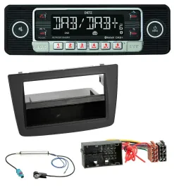 Автомагнитола для Alfa Romeo Mito 955 Dietz USB DAB MP3 Bluetooth, черный