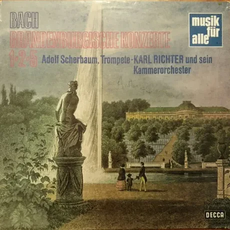 Б/У Виниловая пластинка Bach – Brandenburgische Konzerte Nr. 1, 2, 5