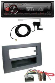 Pioneer 1DIN MP3 DAB USB AUX Autoradio für Volvo XC90 (14 Pin, 2002-2014)