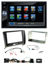 Blaupunkt SD Bluetooth 2DIN MP3 USB Lenkrad Autoradio für Audi TT 2006-2014