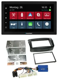 Blaupunkt MP3 Bluetooth DAB 2DIN USB Autoradio für Toyota RAV 4 2011-2013 28 Pin