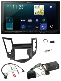 Pioneer Lenkrad Bluetooth USB 2DIN DAB Autoradio für Chevrolet Cruze 05/2009-201