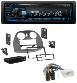 Alpine USB Bluetooth DAB MP3 Autoradio für Mitsubishi Eclipse 4G 2005-2012